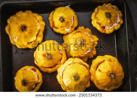 Similar – Image, Stock Photo Tray with keto stuffing