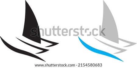 a set of sailboat icons