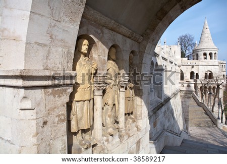 The Fishermen\'s Bastion in Hungary, Budapest.