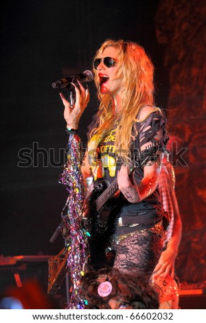 ZURICH - DECEMBER 05: Upcoming Los Angeles based popstar Ke$ha performs at club location X-TRA December 05, 2010 in Zurich, Switzerland. Kesha offered a wild show and owned the crowd