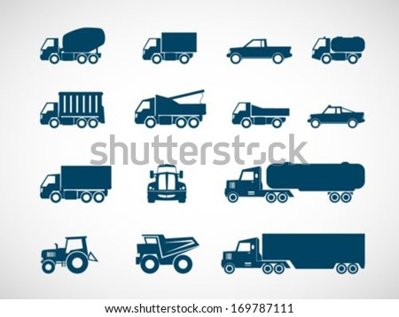 Heavy truck icon