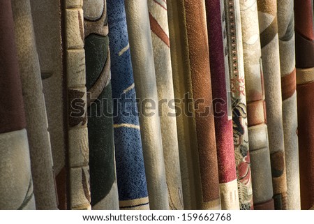 Colorful carpet texture examples for your home ideal for your folder or brochoure