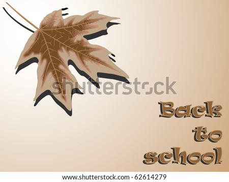 back to school season, abstract art illustration; for vector format please visit my gallery