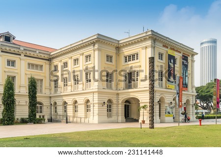 SINGAPORE - NOV 2 : The Asian Civilization Museum on November 2nd, 2014. The museum is one of the pioneering museums in the region to specialize in pan-Asian cultures and civilization