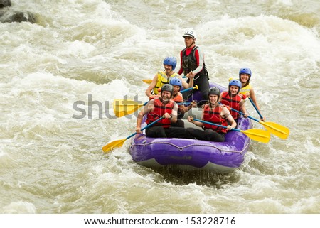 WHITEWATER RAFTING BOAT, GROUP OF SEVEN PEOPLE