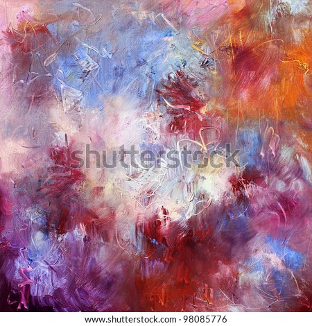 abstract oil paint texture on canvas