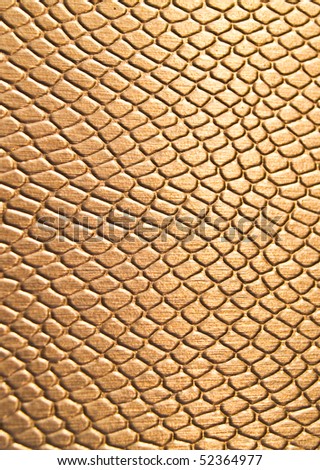 Bronze Viper skin textured metallic background