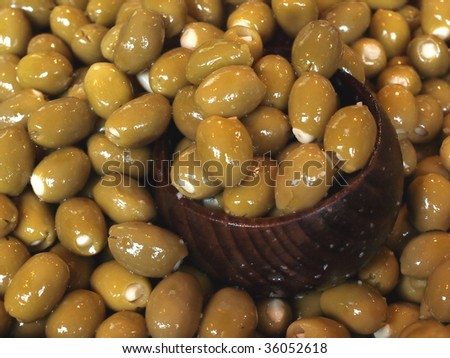green greek olive