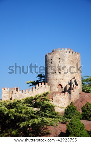 Old fortress, last defense of Byzantine, East Roman Empire in Turkey