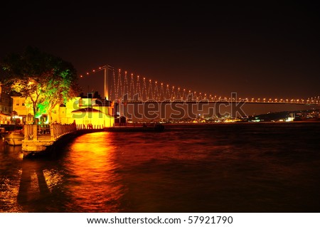 bosporus bridge in istanbul, Turkey