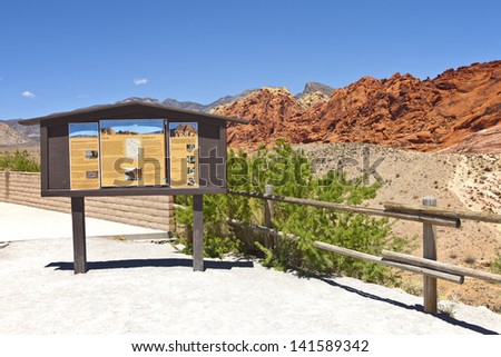 Red Rock Canyon visitor center Nevada.