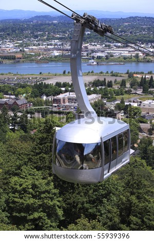 Aerial tram, Portland Oregon.