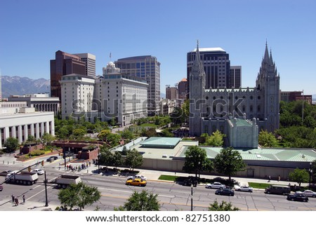 Salt Lake City, Utah (Downtown) Stock Photo 82751380 : Shutterstock