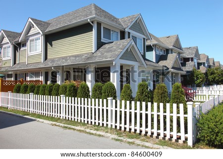 Residential homes architectural design in Richmond BC Canada.
