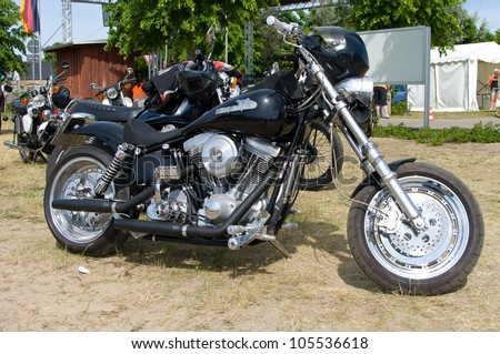 PAAREN IM GLIEN, GERMANY - MAY 26: Motorcycle Harley-Davidson Screamin Eagle, \