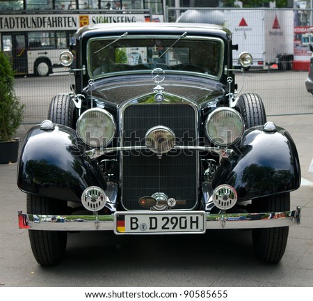 BERLIN - MAY 28: Car Mercedes-Benz Type 230 Pullman, the exhibition \