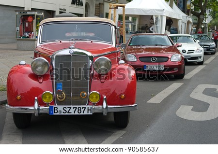BERLIN - MAY 28: Car Mercedes Benz Type 170, the exhibition \