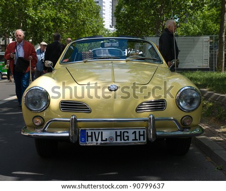 BERLIN - MAY 28: Car Volkswagen Karmann Ghia, the exhibition \