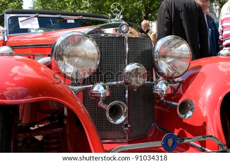 BERLIN - MAY 28: Mercedes-Benz 500K Special Roadster in 1936, the exhibition \