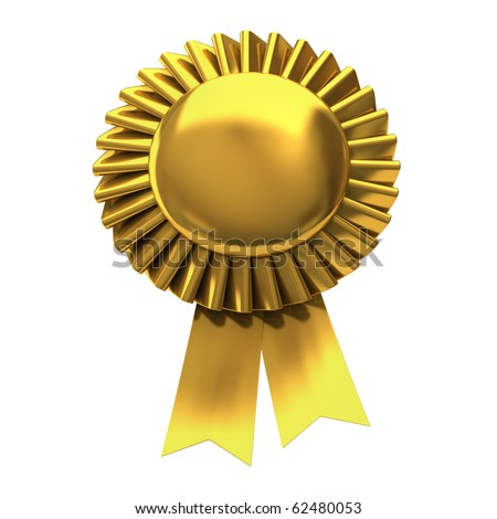 Blank Award Ribbon Rosette Stock Photo 62480053 : Shutterstock