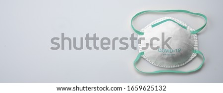 Similar – Image, Stock Photo standart mask for Anti virus protection  to prevent corona COVID-19 and SARS infection