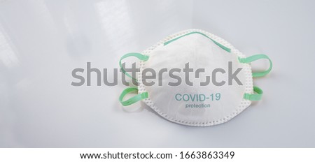 Similar – Image, Stock Photo standart mask for Anti virus protection  to prevent corona COVID-19 and SARS infection