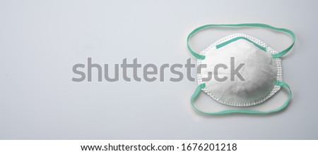 Similar – Image, Stock Photo standart mask for Anti virus protection  to prevent corona COVID-19 and SARS infection