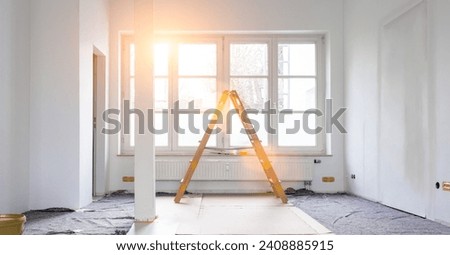 Similar – Image, Stock Photo Renovated old buildings with beautiful facade of light sandstone on the banks of the river Main in Frankfurt am Main in Hesse