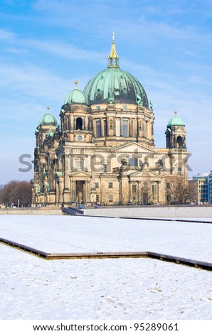 Berlin Cathedral (Berliner Dom) in Winter
