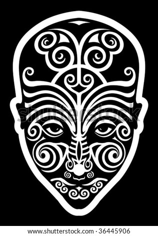 maori face tattoo