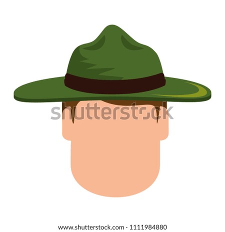 Canadian Ranger head avatar character