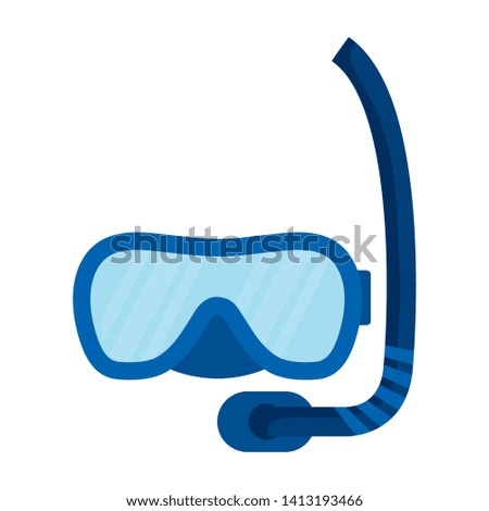 diving snorkel mask accessory icon