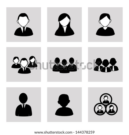 team work over gray background vector illustration