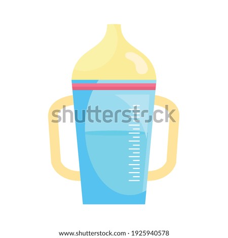 baby bottle drink isolated icon vector illustration design