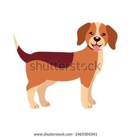 Similar – Image, Stock Photo cute dog standing on a sunny day on a balcony