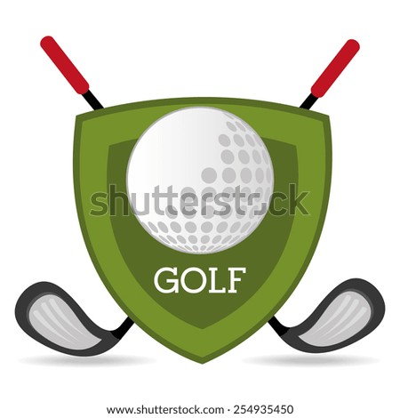 Golf design, vector illustration.