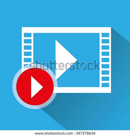 videos and movies graphic design, vector illustration eps10