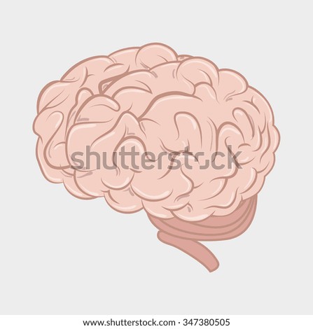 Intelligence Of The Human Brain Graphic Design, Vector Illustration ...