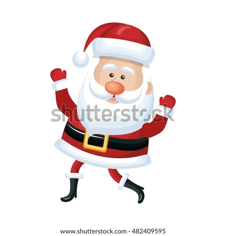 Santa Claus Cartoon Stock Vector Illustration 482409595 : Shutterstock