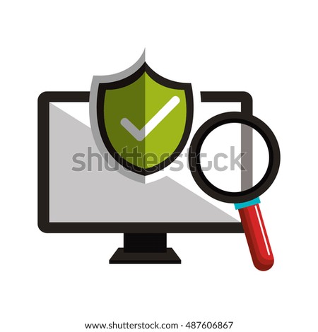monitor checkmark search design
