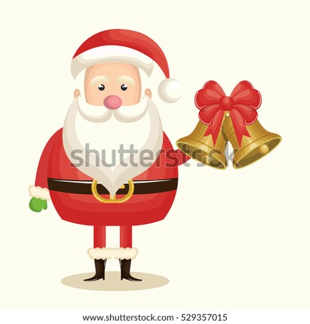 Happy Merry Christmas Santa Claus Character Stock Vector Illustration ...