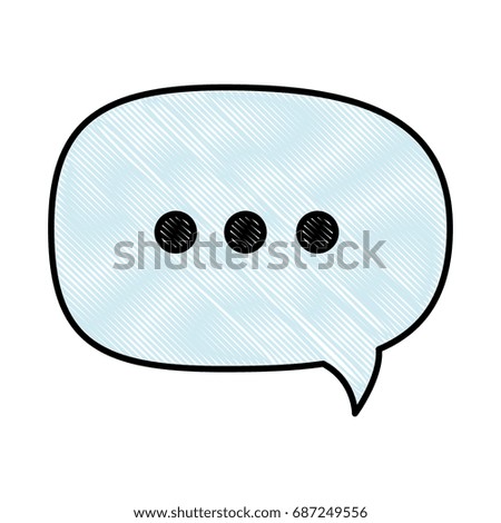 isolated ellipsis speech bubble