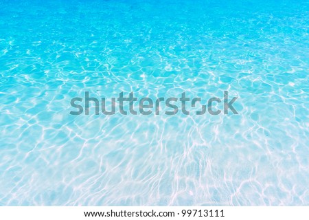 Azure clear sea water