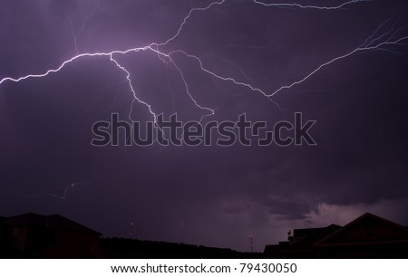 An awe inspiring lightning show lit up northwest Arkansas late on June 14th into the early morning hours on June 15th.