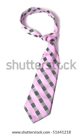 Neck tie isolated on white background