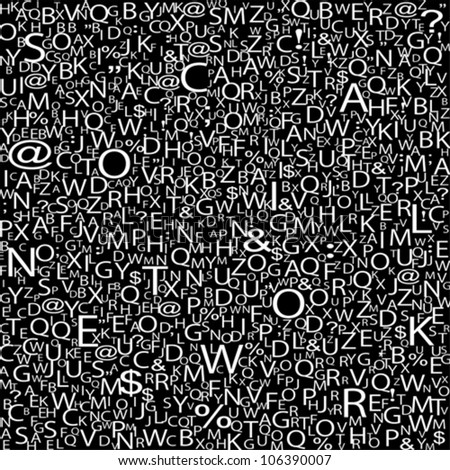 Alphabet Background, Vector - 106390007 : Shutterstock