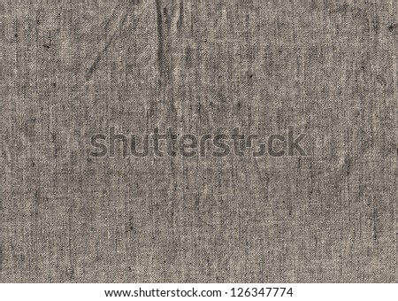 Piece of old cloth linen close up, background
