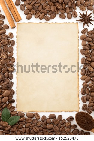 coffee concept isolated on white background