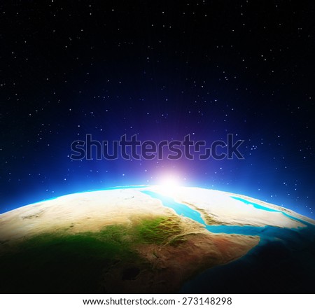Planet Earth. Elements of this image furnished by NASA