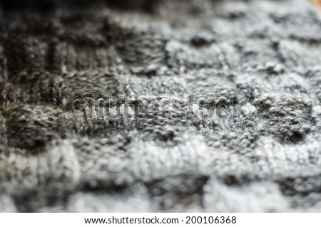 gray detail of woven handicraft knit design copy space background picture